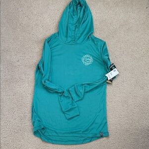 Salty Crew Teal Short Sleeve Hoodie